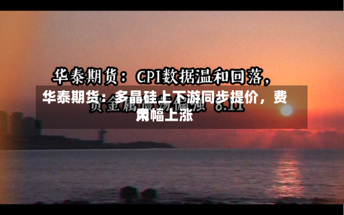 华泰期货：多晶硅上下游同步提价	，费用大幅上涨-第1张图片