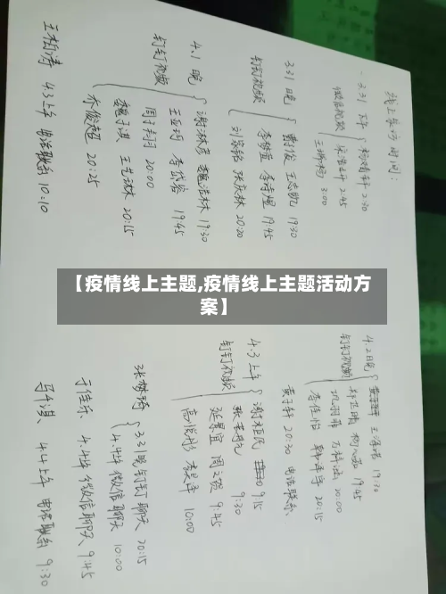 【疫情线上主题,疫情线上主题活动方案】-第1张图片