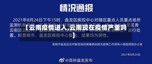 【云南疫情进入,云南现在疫情严重吗】-第2张图片