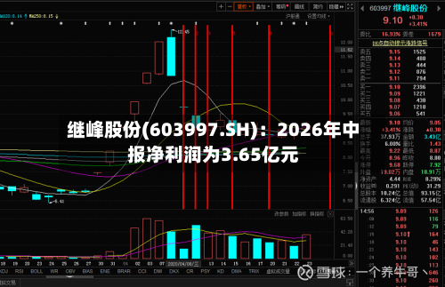 继峰股份(603997.SH)：2026年中报净利润为3.65亿元-第3张图片