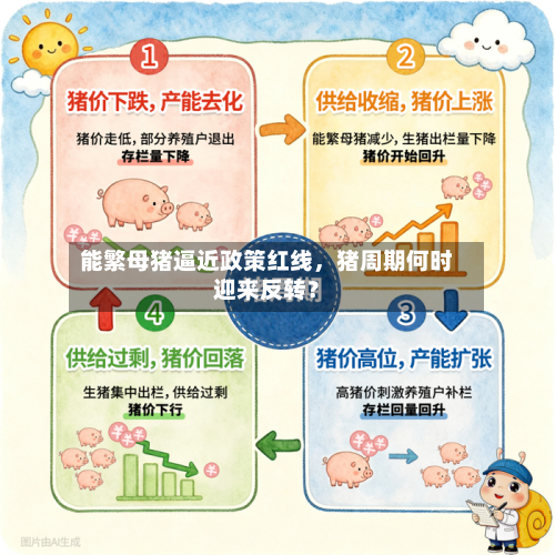 能繁母猪逼近政策红线，猪周期何时迎来反转？-第1张图片
