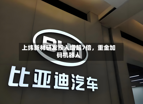 上纬新材研发投入增超7倍，重金加码机器人-第2张图片
