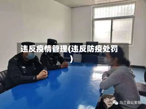违反疫情管理(违反防疫处罚)-第2张图片