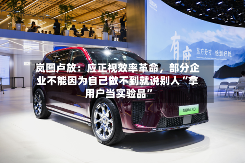 岚图卢放：应正视效率革命	，部分企业不能因为自己做不到就说别人“拿用户当实验品”-第1张图片