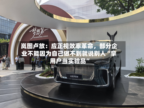 岚图卢放：应正视效率革命，部分企业不能因为自己做不到就说别人“拿用户当实验品	”-第2张图片
