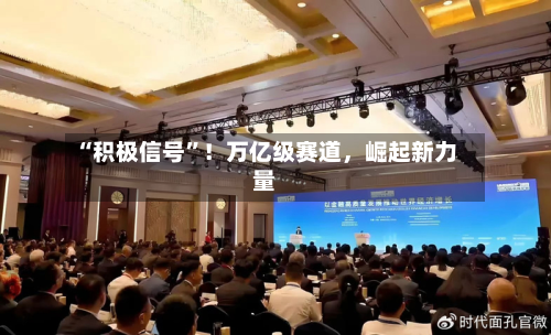 “积极信号”！万亿级赛道，崛起新力量-第1张图片