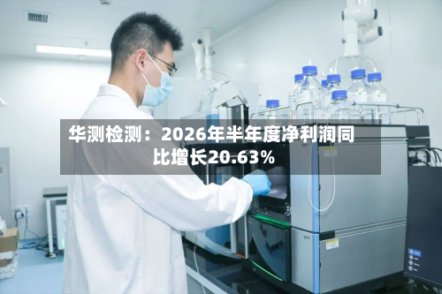 华测检测：2026年半年度净利润同比增长20.63%-第3张图片
