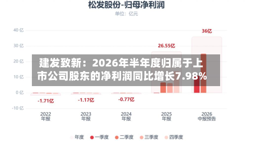 建发致新：2026年半年度归属于上市公司股东的净利润同比增长7.98%-第3张图片