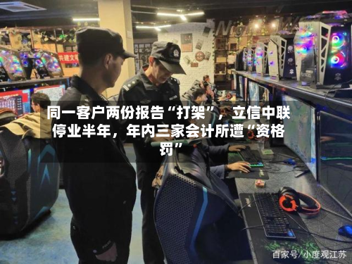 同一客户两份报告“打架”	，立信中联停业半年，年内三家会计所遭“资格罚	”-第2张图片