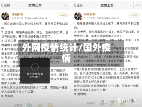 外网疫情统计/国外疫情-第1张图片