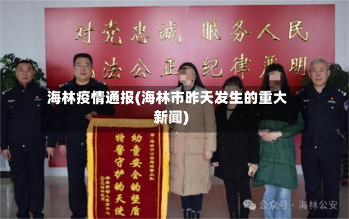 海林疫情通报(海林市昨天发生的重大新闻)-第1张图片