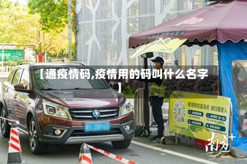 【通疫情码,疫情用的码叫什么名字】-第2张图片