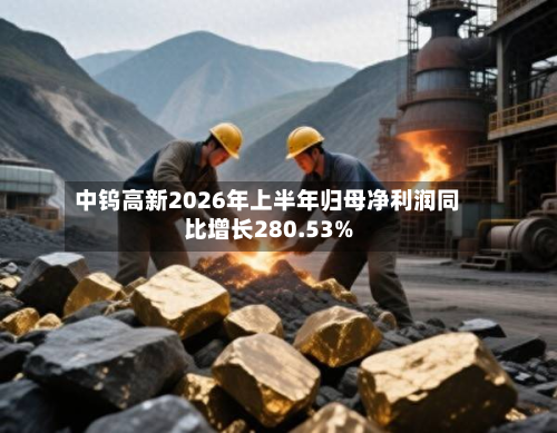 中钨高新2026年上半年归母净利润同比增长280.53%-第1张图片