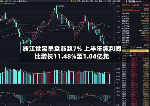 浙江世宝早盘涨超7% 上半年纯利同比增长11.48%至1.04亿元-第2张图片
