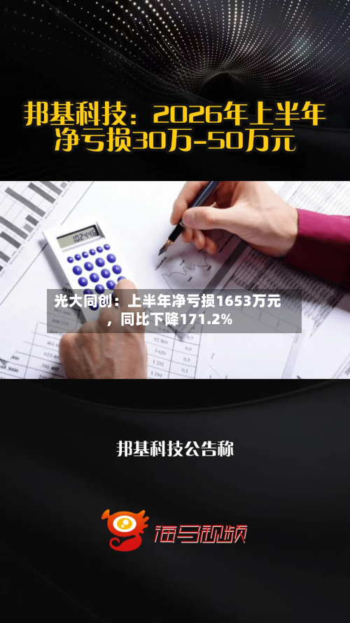 光大同创：上半年净亏损1653万元，同比下降171.2%-第2张图片