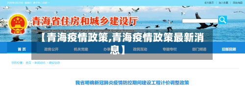 【青海疫情政策,青海疫情政策最新消息】-第2张图片