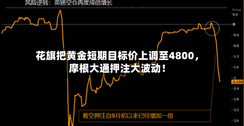 花旗把黄金短期目标价上调至4800，摩根大通押注大波动！-第2张图片