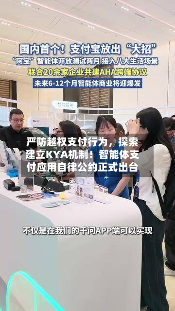 严防越权支付行为，探索建立KYA机制！智能体支付应用自律公约正式出台-第3张图片