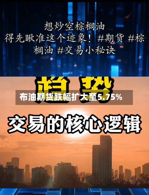布油期货跌幅扩大至5.75%-第1张图片